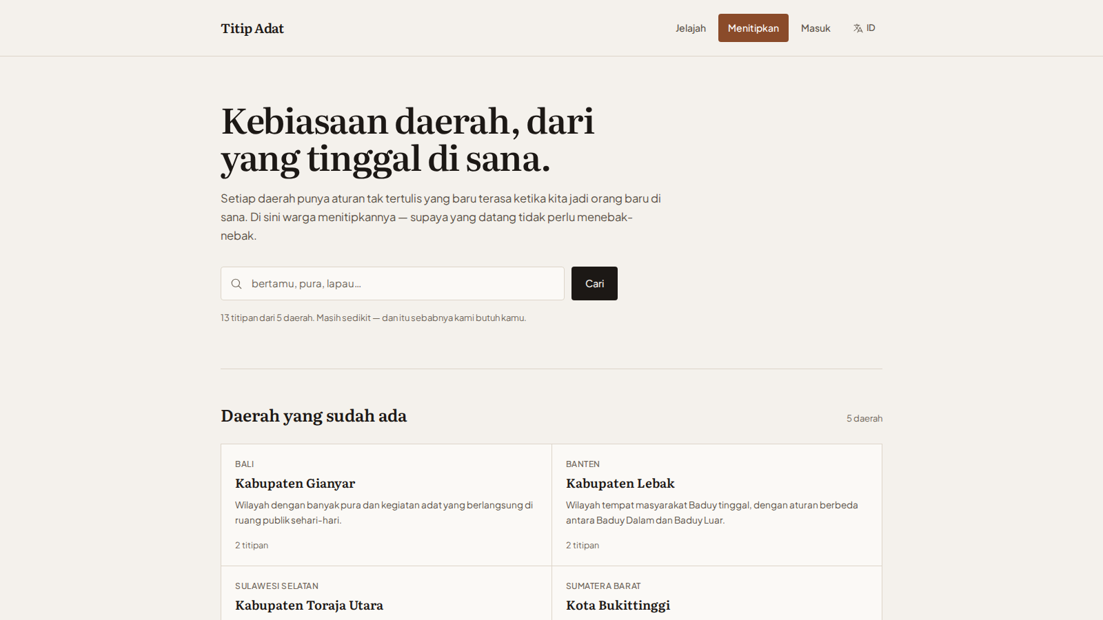 Titip Adat